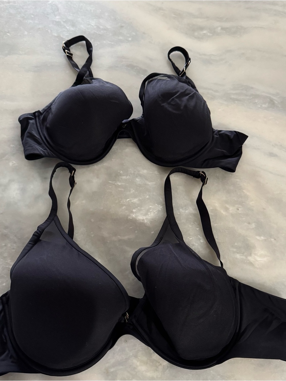 ThirdLove Black T-Shirt Bras - Seamless Underwire Duo